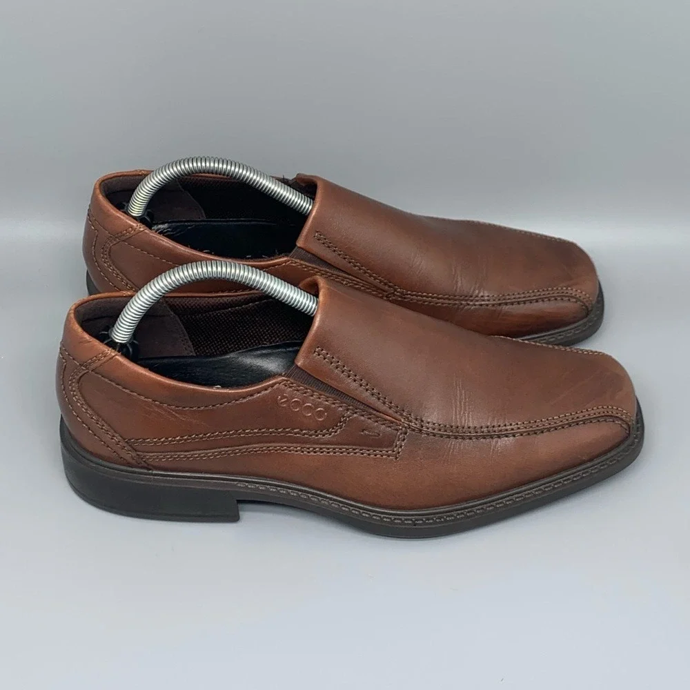 ECCO Helsinki 2 Apron Toe Slip On Oxford Shoes Men's Sz‎ 7.5